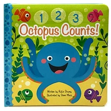 Octopus Counts (Square Padded Picture ..., Downy, Rufus