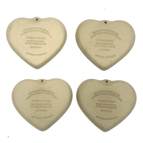 The Pampered Chef Cookie Molds All 4 Seasons of The Heart 2003 Limited Edition - Picture 2 of 12