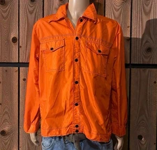 Vintage Swingster Jacket Mens Size Large Snap Button Bomber Windbreaker 1970s