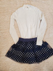 2pc HM top shirt sz 8 10 Faded Glory skirt sz 10 12 set outfit  b2 — photo 3