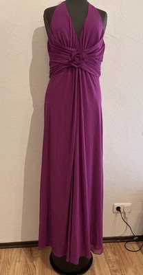 Abendkleid Ballkleid Langes Kleid Größe 40 Lila Marie Lund Neuwertig