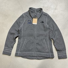 The North Face Fleece Jacket Full Zip Hiking Outdoors Gray Womens Large