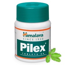 2 Packs X Himalaya PILEX 60 Tabs, Piles Fissures Hemmorhoids Treatment FREE SHIP