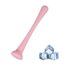 Cocktail Muddler, 8 Inch PP Drink Muddler, Pink (Thin)