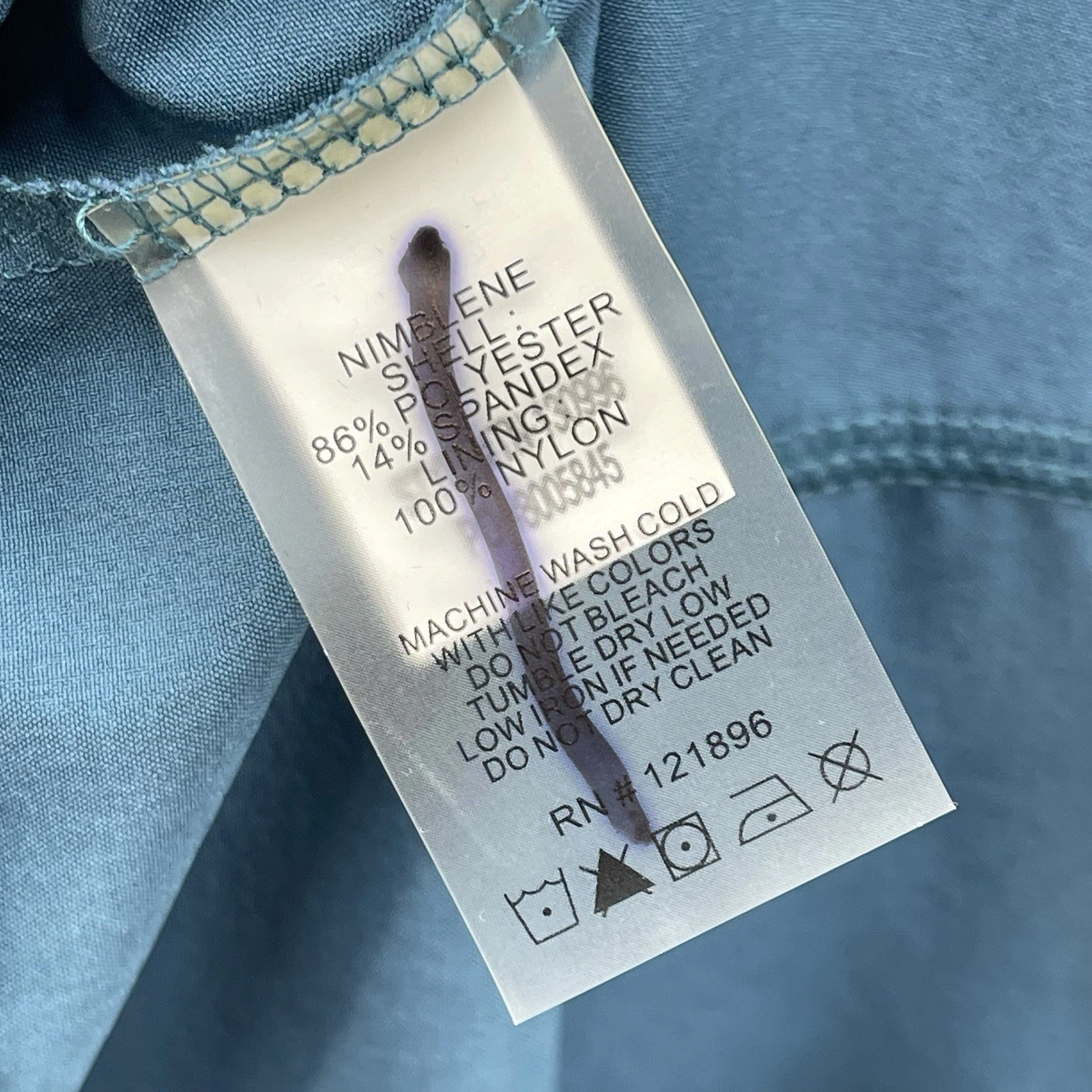 VETEMENTS Abito Title Nine donna 4 blu senza maniche zip tasche atletiche leggero escursionismo