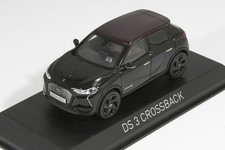 Norev 1/43 DS 3 Crossback La Premiere 2019 Black DS3 Crossback Black & Red Roof