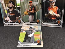 MLB Topps Now.  4 Card Bundle.  The Giants.  Luciano,Bailey,Harrison,matos