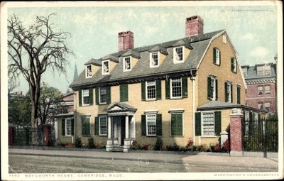Ak Cambridge Massachusetts USA, Wadsworth House - 10797065