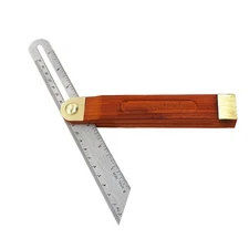 Woodworking T Bevel Horizontal Sliding Adjustable Angle Ruler Measurement Tool f