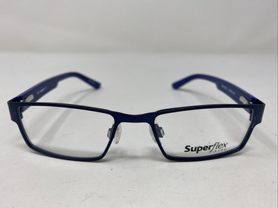 SUPERFLEX Kids SFK-135 C.1 46-16-125 Navy Blue Full Rim Eyeglasses Frame 4187