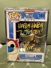 Funko POP! Animation - Ren and Stimpy - Stimpy #165 - Vinyl Figure Auto Bob Camp