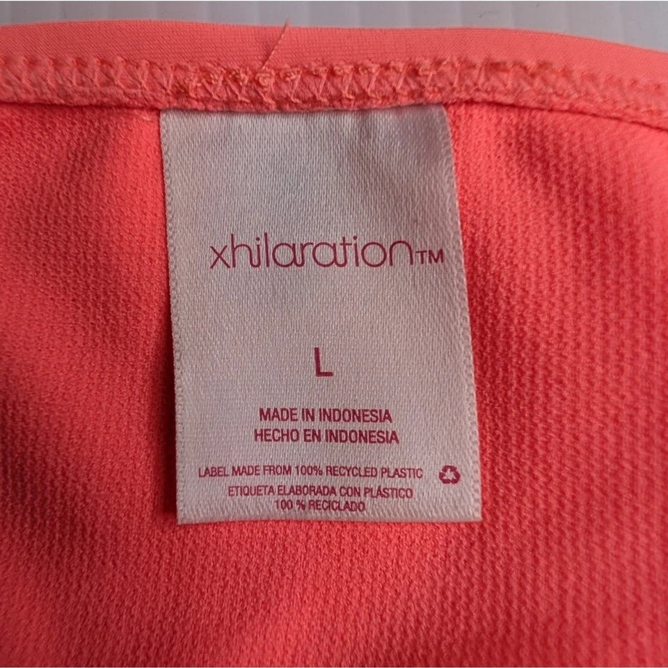 Coquette Coastal Coral Encaje Volantes Ribete Push Up Halter Top Bikini Mediano/Grande Foto 4 de 4