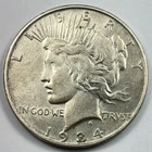 1934-D $1 Peace Dollar 90% Silver Denver US Coin - BETTER DATE!