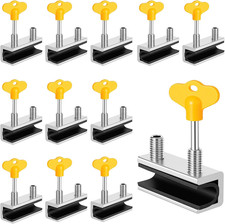 Window Locks for Horizontal Sliding Windows, 12 Sets Sliding Window Security Loc