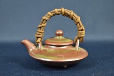 Satsuma Ware Hioki Nanshu Earthenware Small Teapot Japanese Pottery Handmade