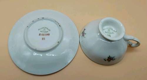 Antique Porcelain Cup and Saucer by Johann Haviland Bavaria - Bild 4 von 7