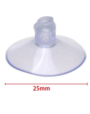 8x kleine transparente Saugnapf Sauger für Fenster Wand Bad Küche Auto