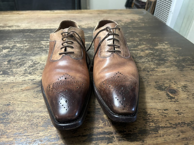 Le Bottier Depuis 1965 Mens 11 Brown Shoes Leather EU 44