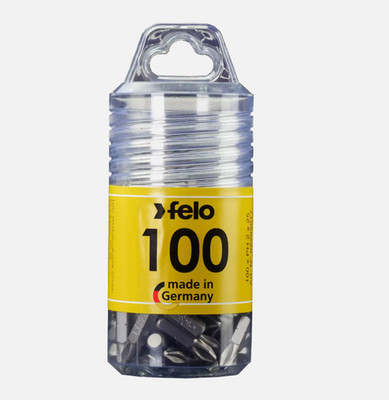 FELO 100x Industrial Bits Großpackung T10 TORX  TX Bit L25mm