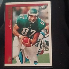 Topps 1997 Jason Dunn Philadelphia Eagles Rookie Football Card #259 NFL. rookie card picture