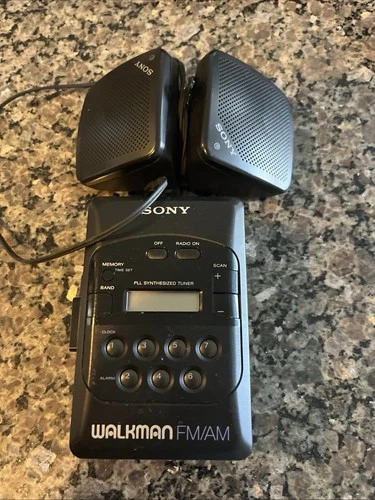 Sony Walkman WM-FX20 Portable AM/FM & Cassette Player w/ SRS-7 Speakers TESTED