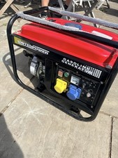 Unitepower 6500 Portable Petrol Generator 5kVA 115/230V Voltmeter 12V