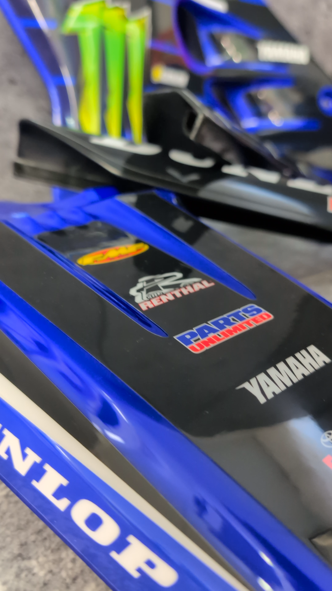 Plastics + Graphics Yamaha YZ 80 1993-2001 Custom race number | eBay