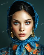 8x10 Art Print Photo Brunette Model Picture Gorgeous Woman Collectible Artwork