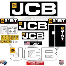 Fits JCB 215T SUPER Decal Kit Skid Steer Stickers - Free Shipping