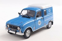 Renault 4LF4 Gordini Service Blau – Sammlermodell Im MaßStab 1:18