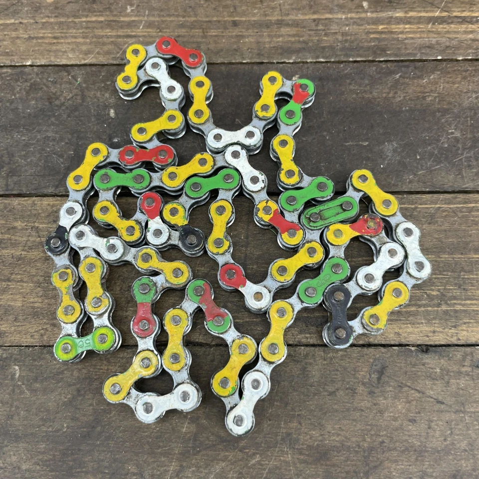 Vintage Izumi Krazy Color BMX Bicycle Chain 88 Links Freestyle Crazy 80s 90s - Image 4 of 4