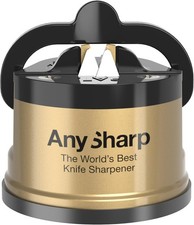 AnySharp Global GOLD World's Best Knife Sharpener Brand New Genuine UK Stock