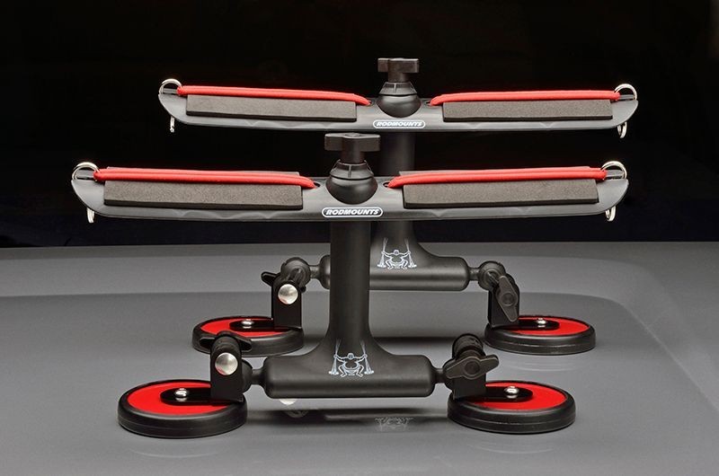 RodMount Sumo Magnet Mount évite la casse de vos cannes sur le toit de voiture