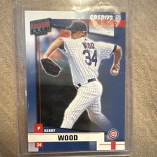 2002 Donruss Fan Club Kerry Wood #22 Credits  040/100