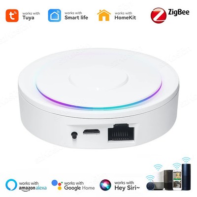 For Homekit Tuya Zigbee 3.0 Gateway Hub Smart Home Bridge Smart Life Wireless