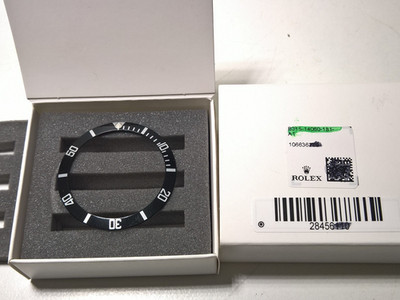 ULTRA RARE ROLEX SUBMARINER 14060 - 14060M LÜNETTENEINSATZ NEU ORIGINAL 100%