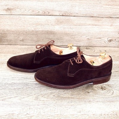$695 Arthur Beren GRAVATI Blucher 9.5 N Narrow Brown Suede  display picture 3