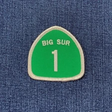 Big Sur Patch Highway 1 California Embroidered Hwy One Badge 2.5" Iron Or Sew On