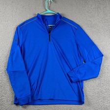 Callaway Weather Lightweight Series 1/4 Zip Pullover Men's Medium Blue