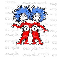 Disney THING 1 THING 2 xcc Premade Scrapbook Page Paper Piece die cut