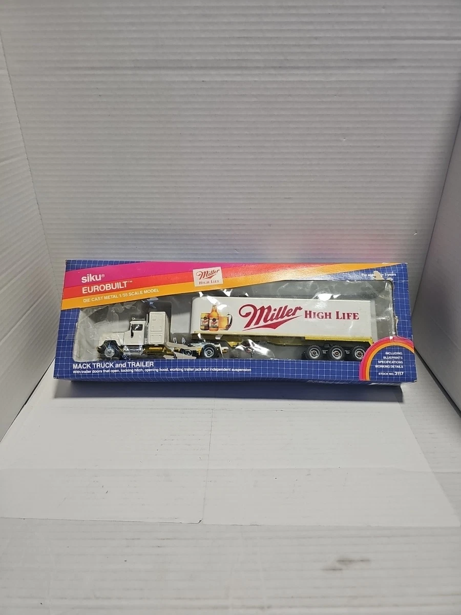 Camion De Transport Siku 1/55 - Semi-remorque Volvo Avec Voiture De Course, Modèle 3914