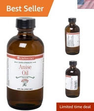 LorAnn Pure Anise Essential Oil, 4oz - Natural Flavor for Baking & Aromatherapy