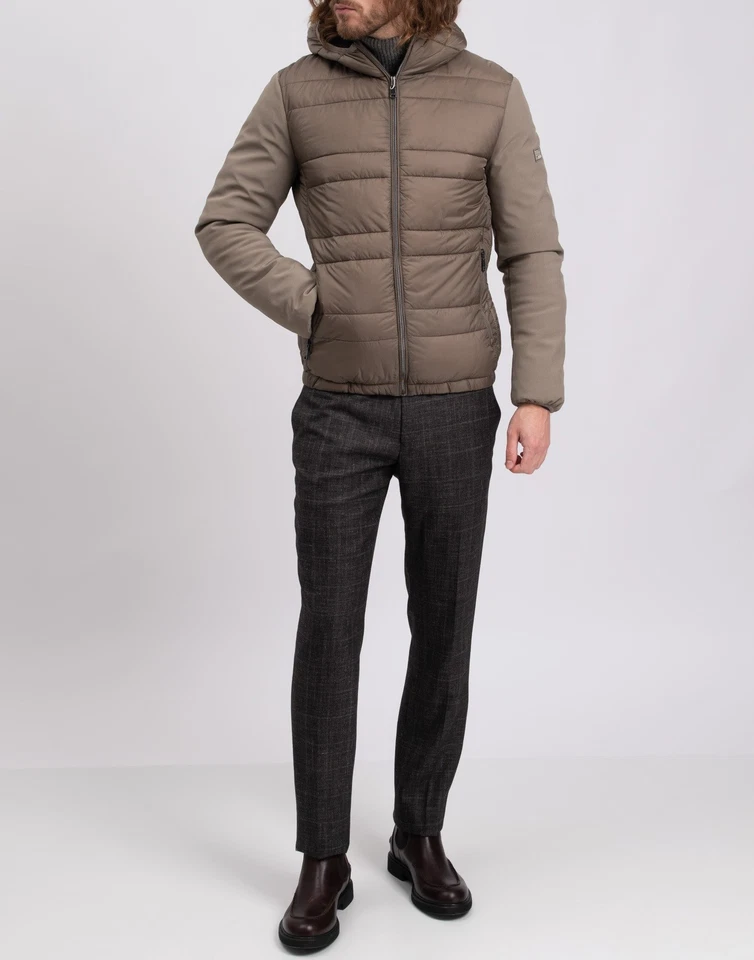 RRP€220 YES ZEE By ESSENZA Quilted Jacket Size M Padded Hooded - Image 3 of 4