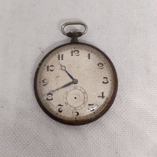 J C Vickery London Vintage Pocket Watch  Rusty Metal