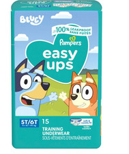 Pampers Easy Ups Training Underwear, Boys, 5T-6T, 15 CT
