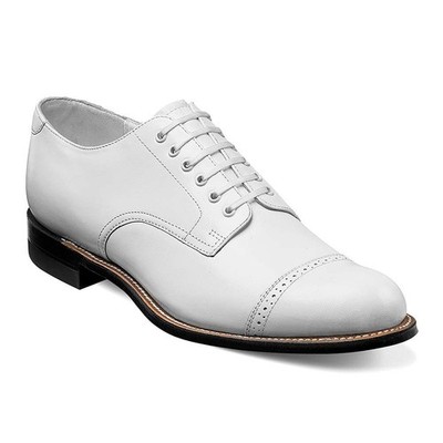 Stacy Adams Classic White Leather Oxfords Johnston And Murphy Mens Shoes Stacy Adams Men main image 4