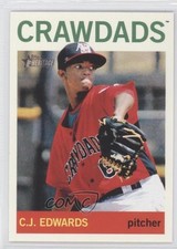 2013 Topps Heritage Minor League Edition Carl Edwards Jr CJ Edwards #136 3d5