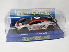 SCALEXTRIC MCLAREN MP4-12C GT3 HEXIS #1 1/32 SCALE SLOT CAR NICE!!!