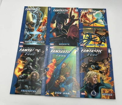 Ultimate Fantastic Four TPB Lot Vol 6 7 8 9 10 11 Marvel Comics Mark Millar Set