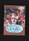 1999 SAGE Autographs Bronze Venson Hamilton #/650 Nebraska Cornhuskers